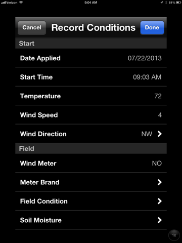 ภาพหน้าจอของ Agvance Job Manager iPad 