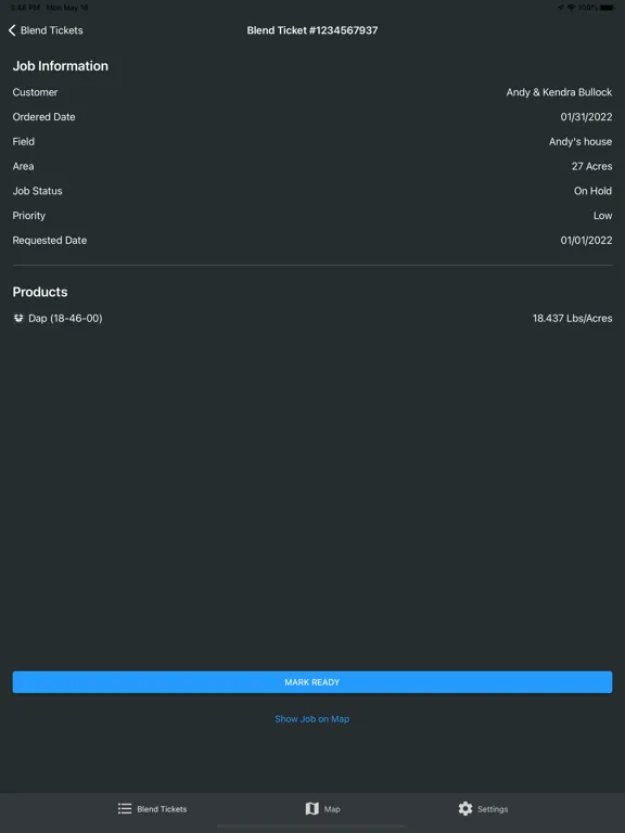 Agvance Inform iPad  Screenshots