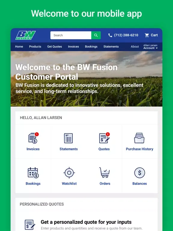 BW-Fusion iPad  Screenshots