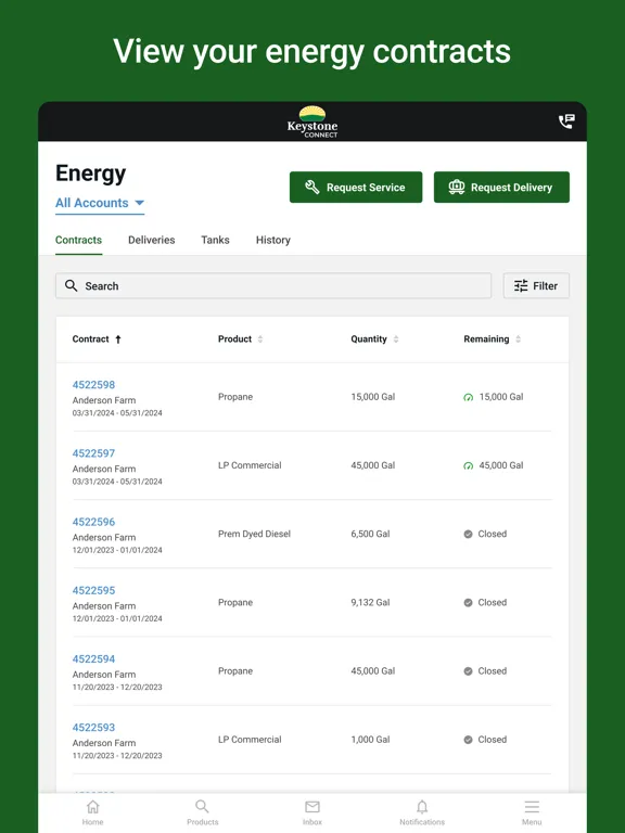 Keystone Connect iPad  سکرین شاٹس
