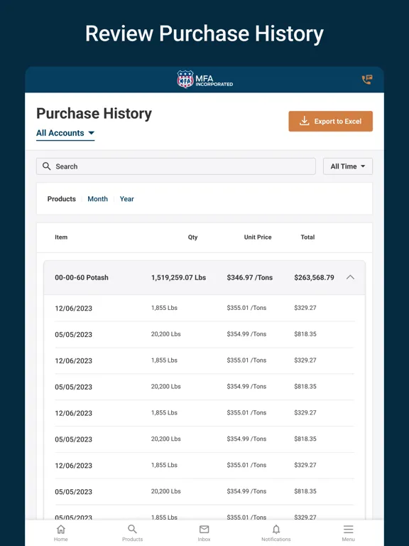 MFA Connect iPad  स्क्रीनशॉट