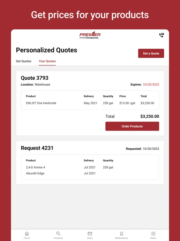 Premier Connect iPad  سکرین شاٹس
