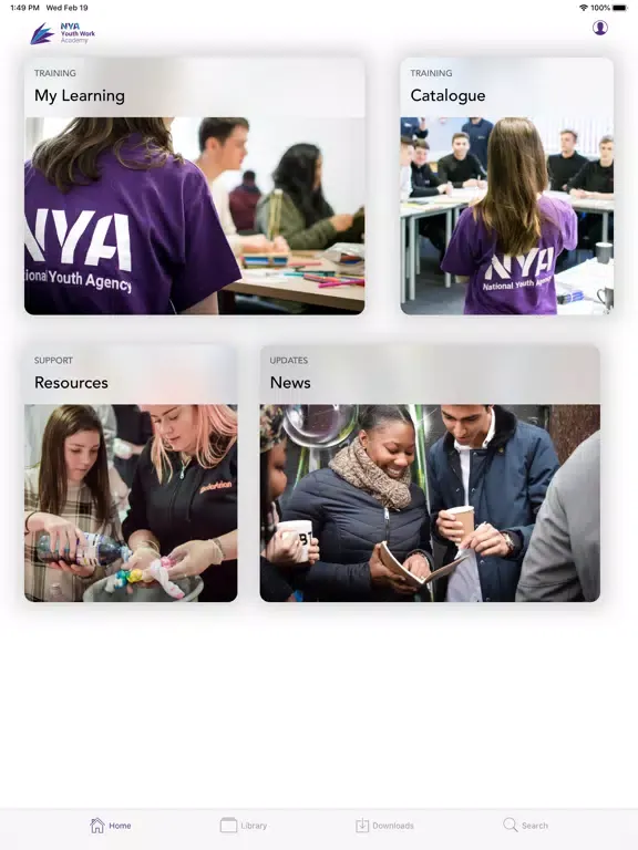 Captures d'écran de NYA Academy iPad 