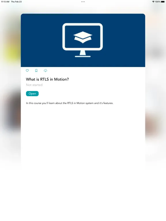 RTLS Academy iPad  স্ক্রিনশট