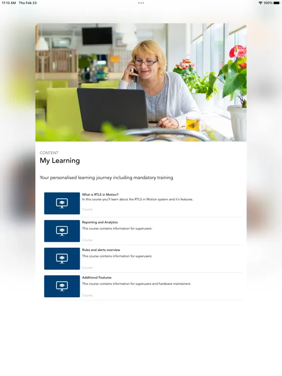 RTLS Academy iPad  স্ক্রিনশট
