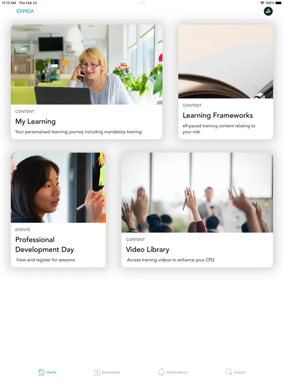RTLS Academy iPad  স্ক্রিনশট