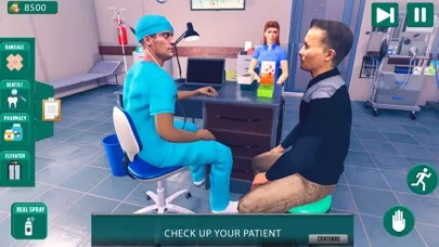 Capturas de tela do Dream Hospital Real Doctor Sim