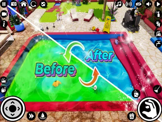 Pool Cleaning Games iPad  Ekran Görüntüleri