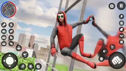 Capturas de tela do Spider Rope Hero Fighter Game