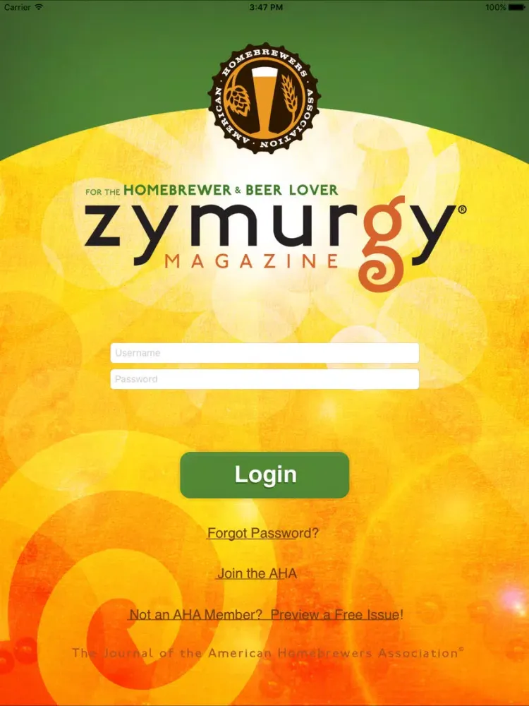 Zymurgy Magazine iPad  स्क्रीनशॉट