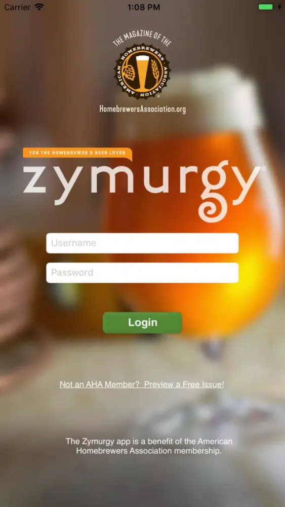 Zymurgy Magazine स्क्रीनशॉट