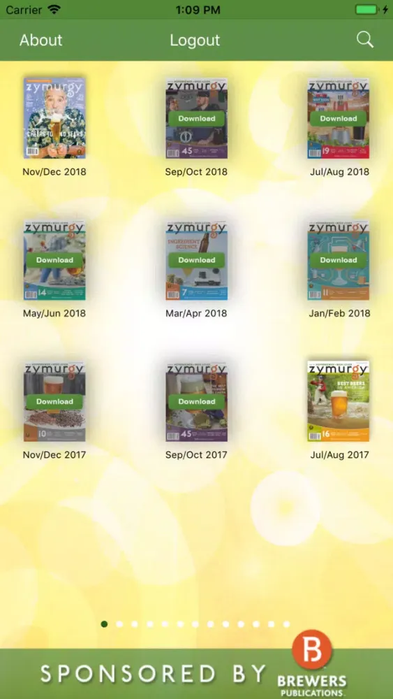 Zymurgy Magazine स्क्रीनशॉट