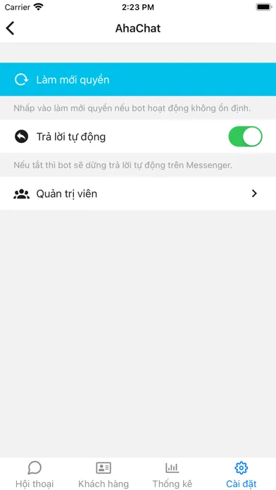 AhaChat - Chatbot Marketing 스크린샷