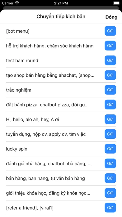 AhaChat - Chatbot Marketing 스크린샷