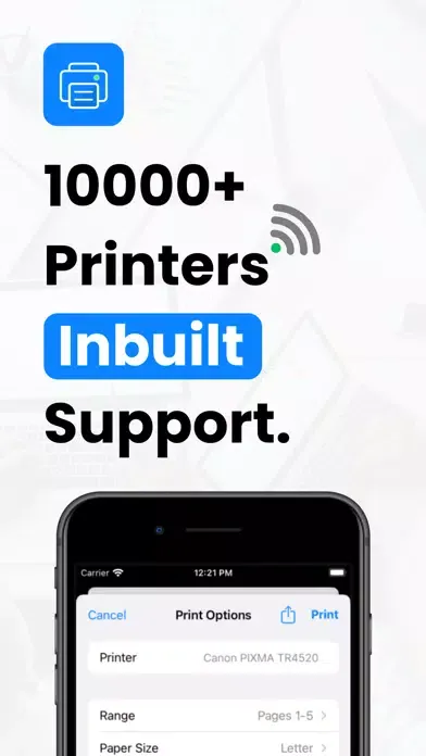Zrzuty ekranu iPrint: Smart Printer App