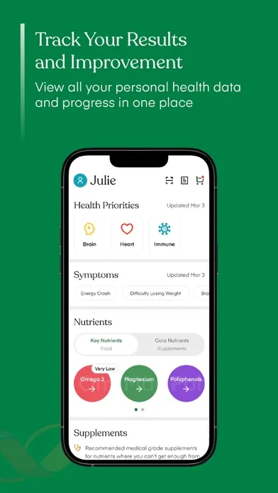 Screenshot di Ahara – Personalized Nutrition