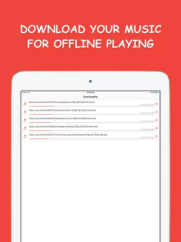 Unlimited Cloud Music iPad  স্ক্রিনশট