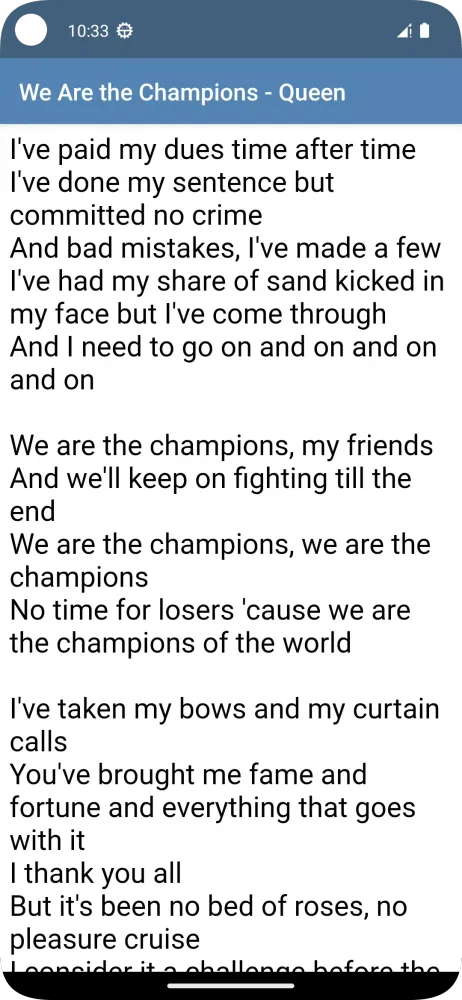 Lirik Lagu Barat Offline Screenshots