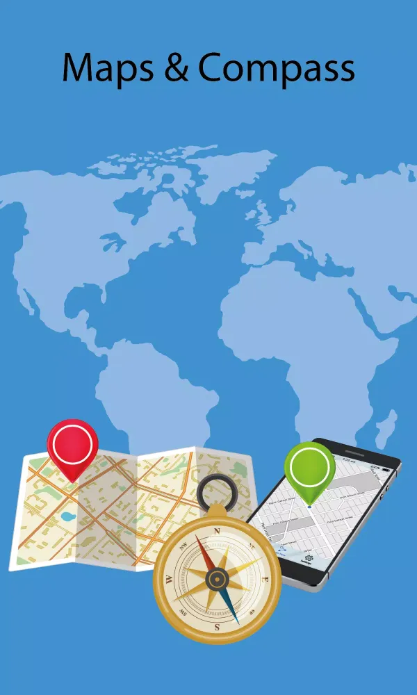 Maps and Compass - Navigation Screenshots