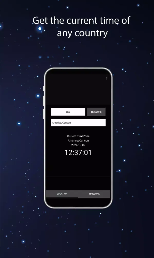 Ảnh chụp màn hình của GPS coordinates & world clock