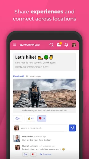 ahead intranet Screenshots