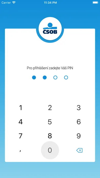 Скриншоты mPOS aplikace