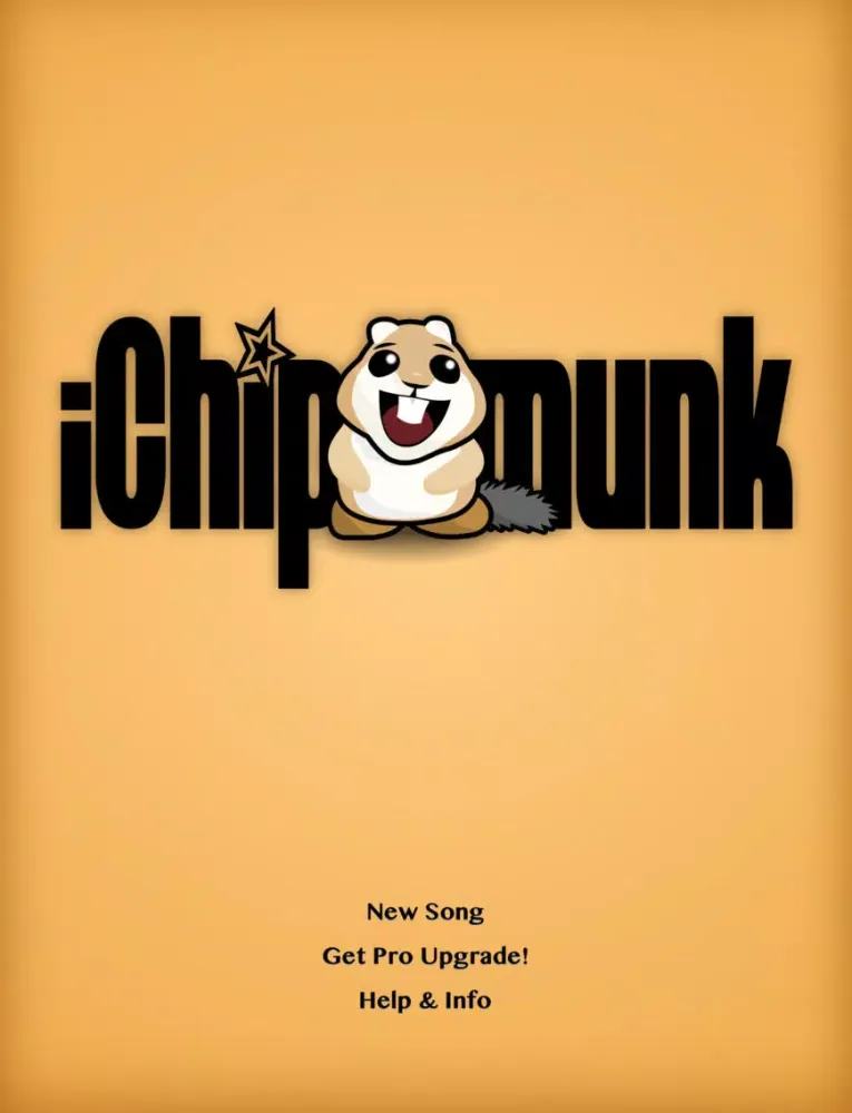 iChipmunk - Chipmunkify your music! iPad  Screenshots