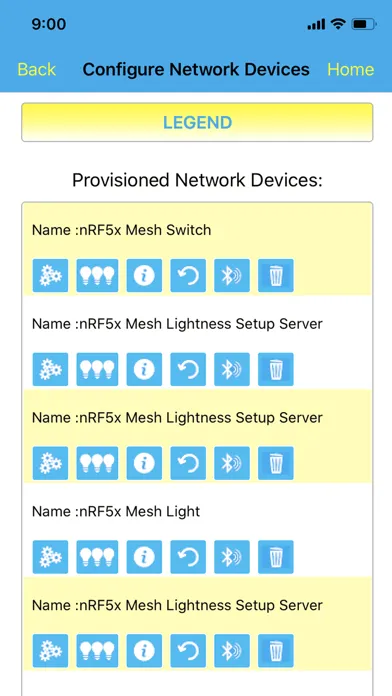 BLE Mesh Commissioning स्क्रीनशॉट