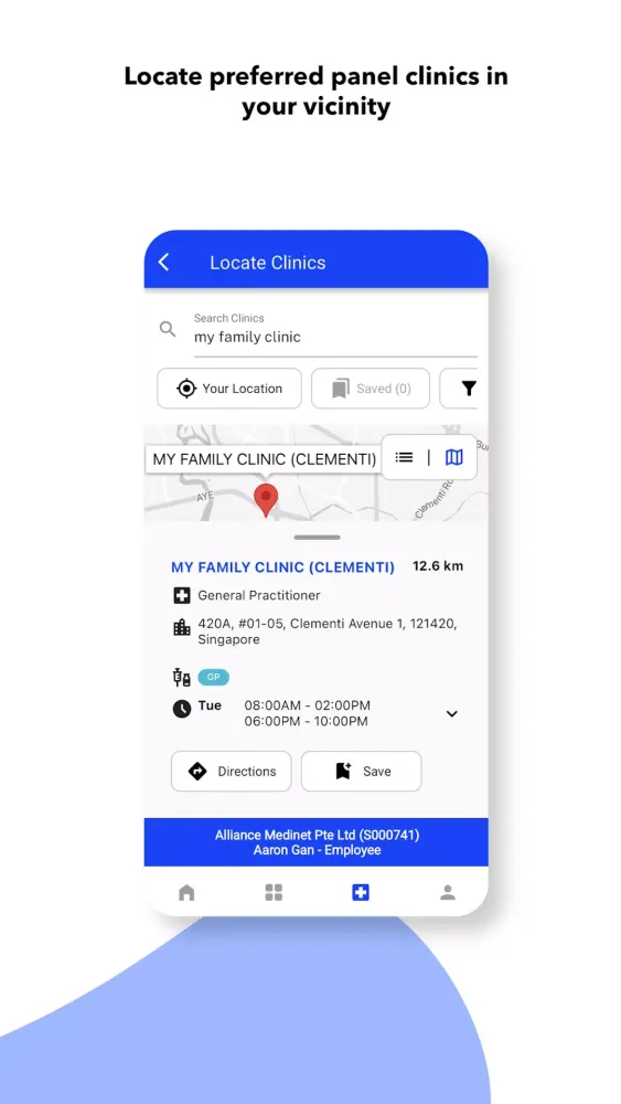 Tangkapan layar Cigna Care Connect