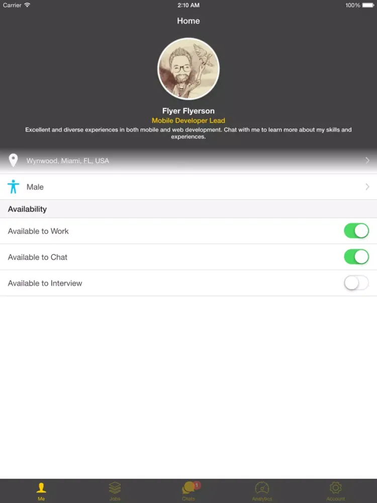 B.Hire iPad  Screenshots