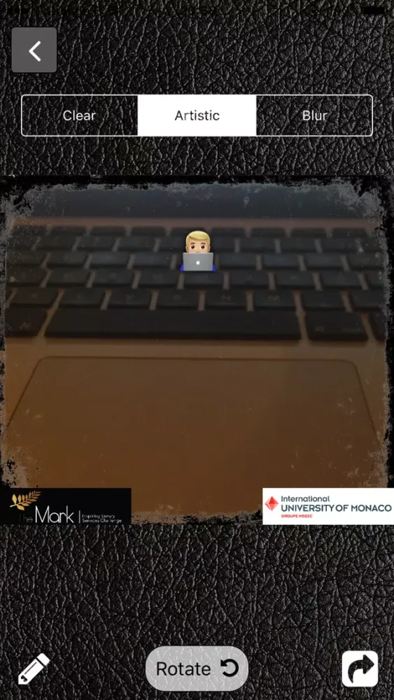 ภาพหน้าจอของ Share your mark