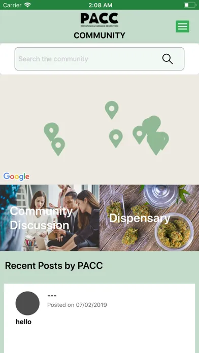Tangkapan layar PACC Community