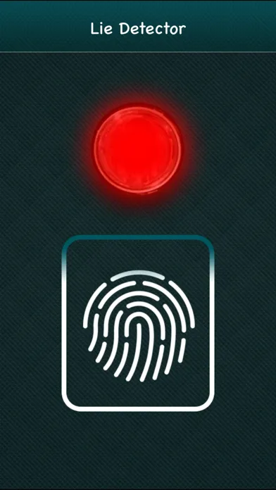 Capturas de tela do Lie Detector.
