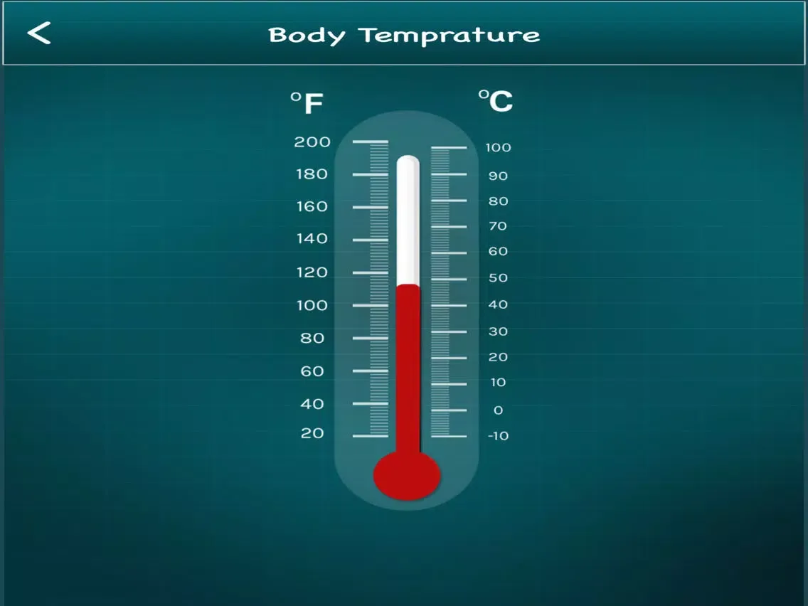 Finger Body Temperature iPad  Screenshots