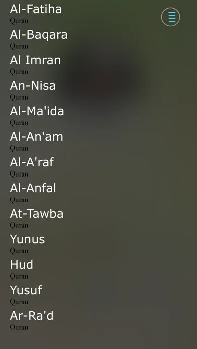 Ahmad Sulaiman Audio Quran Screenshots
