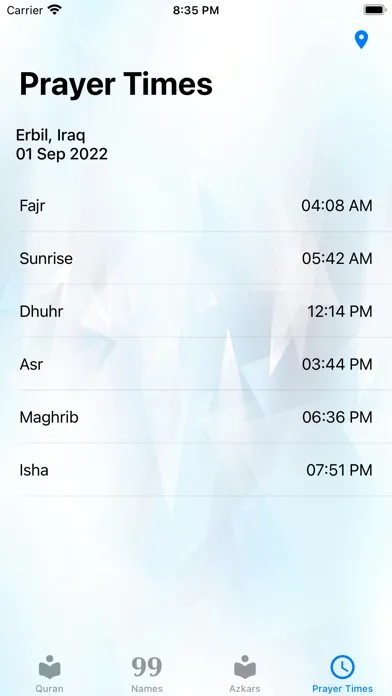 Ahmad Sulaiman Audio Quran Screenshots