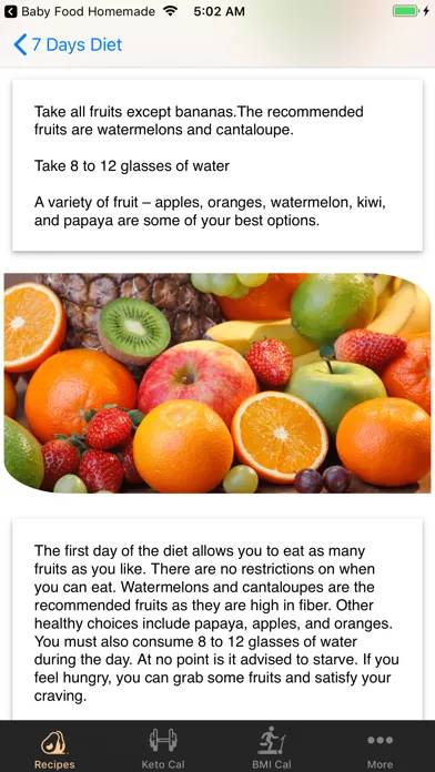 Detox Diet (7 Days Plan)应用截图