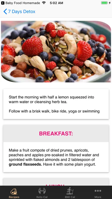 Detox Diet (7 Days Plan)应用截图