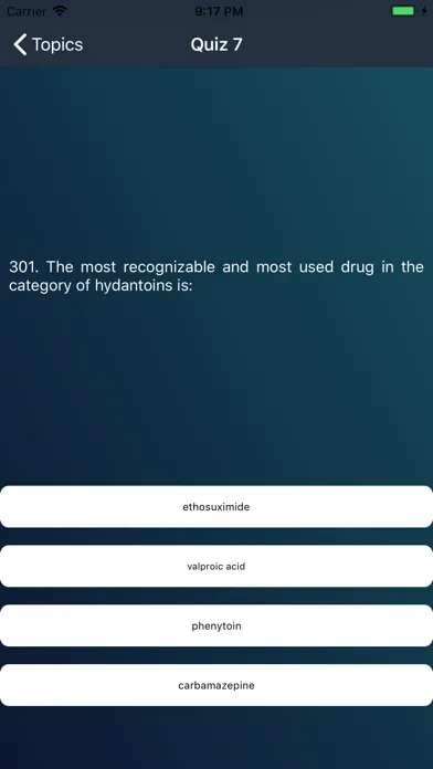 Capturas de tela do Pharmacology Quiz Mcqs