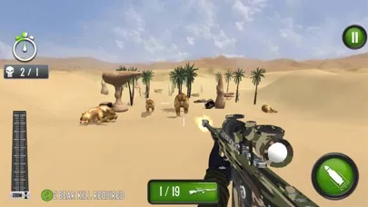 Capturas de tela do Deer Hunter: 3D Sniper Shooter