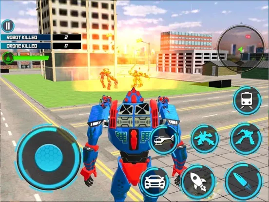 صور Train Robot Car Transform 2022 iPad 