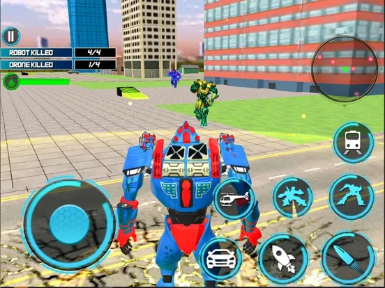 صور Train Robot Car Transform 2022 iPad 