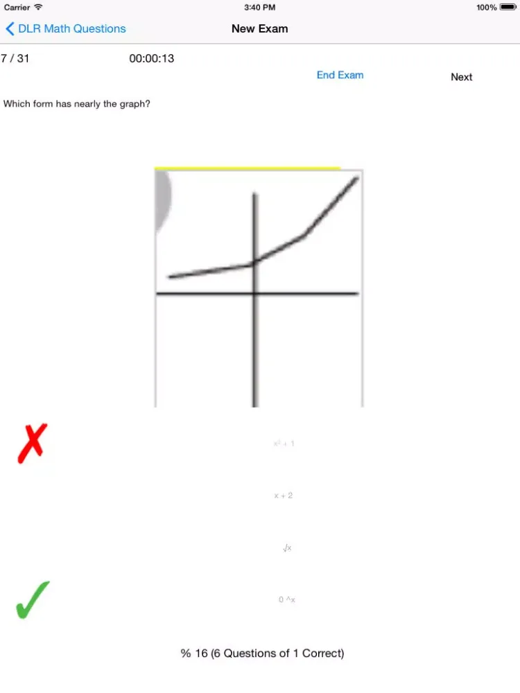 Tangkapan layar DLR Math Module Preparation iPad 