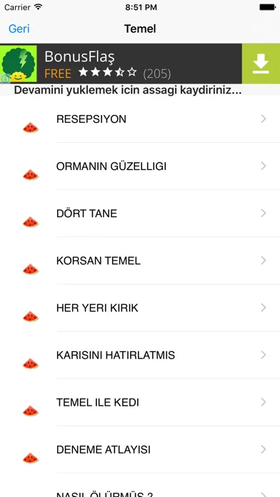 Capturas de pantalla de iFıkralar Ücretsiz Fıkra Arşivi