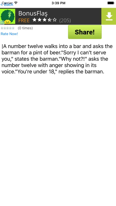 Capturas de tela do Free Funny Jokes App - 40+ Joke Categories