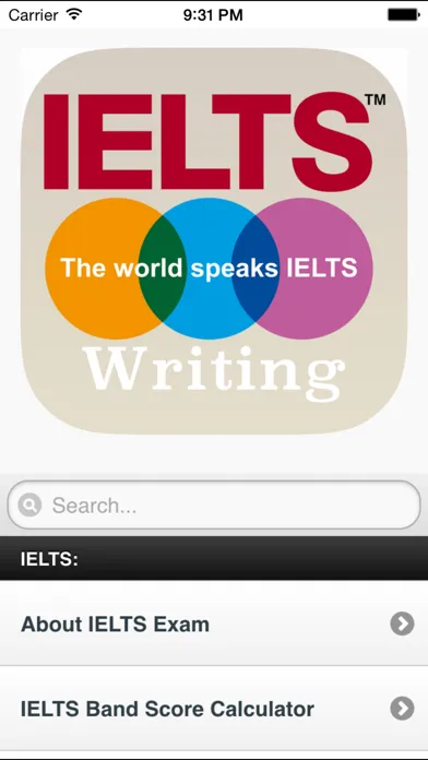Capturas de pantalla de IELTS Writing Essays & Calc