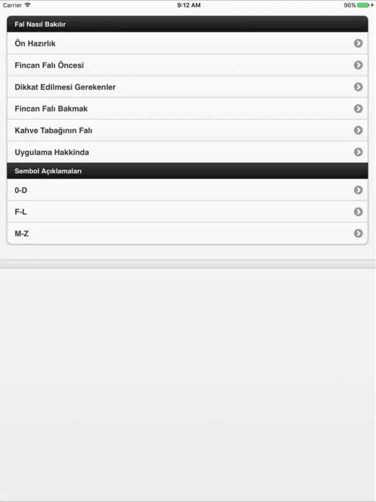 تصاویر Kahve Falı Bakın iPad 