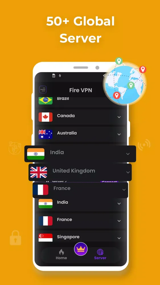 Fire VPN Screenshots
