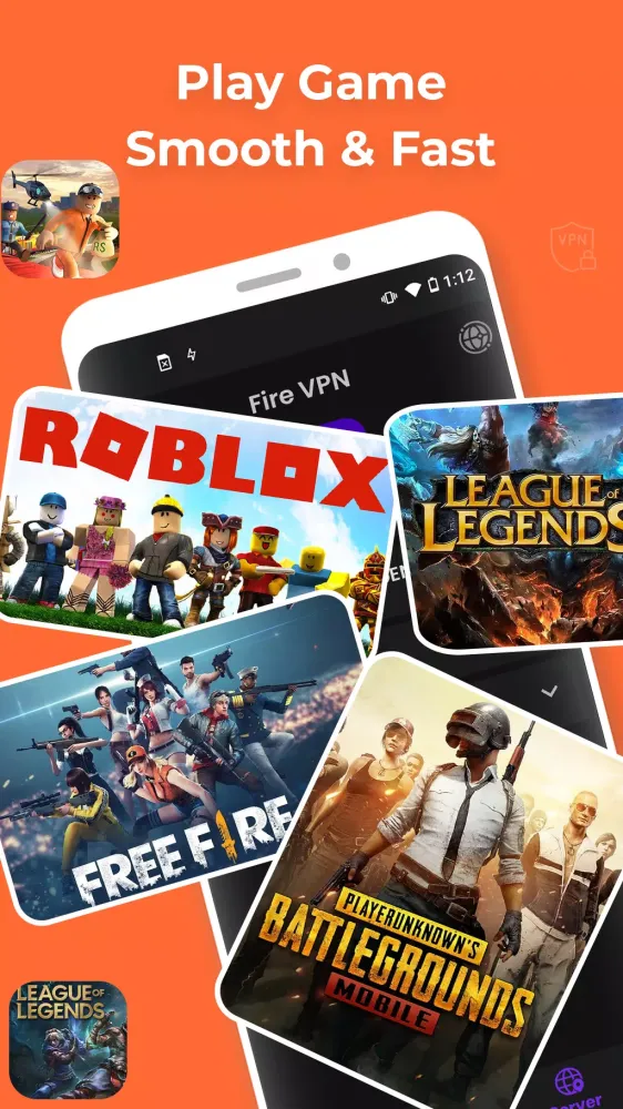 Fire VPN Screenshots
