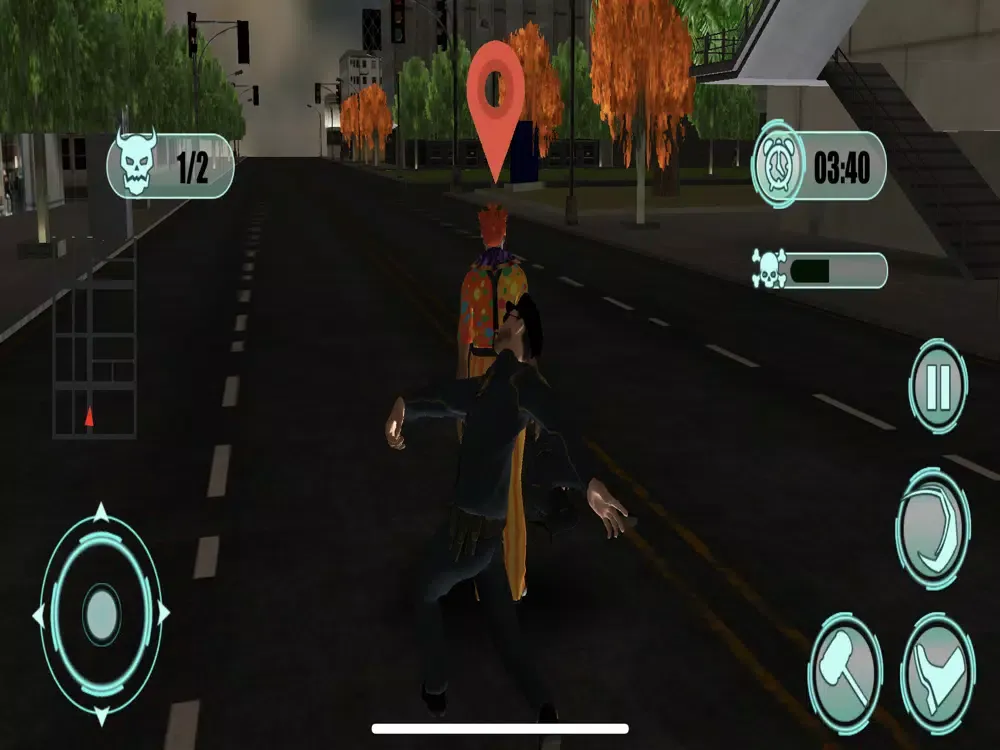Capturas de tela do Hello Clown Granny Scary Games iPad 